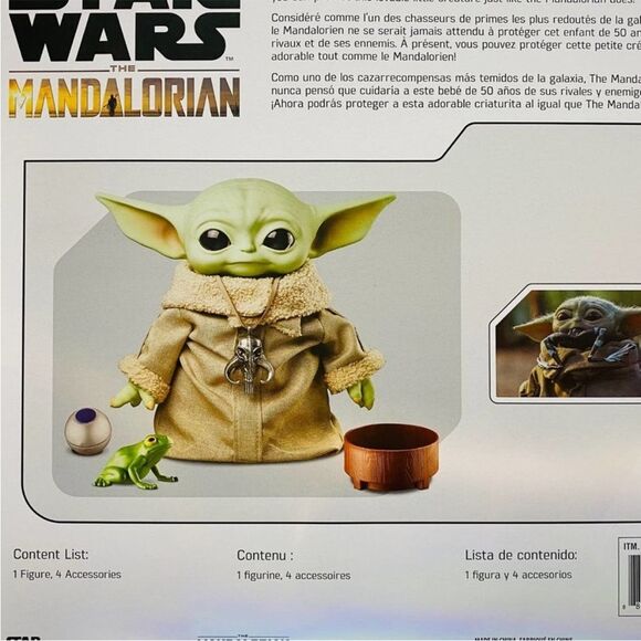 NWT Disney Star Wars The Mandalorian Child Baby Yoda Bundle Mattel Doll - Picture 5 of 8
